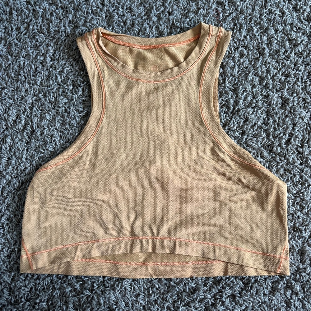 lululemon racer back tank top *rare* size 2 cropped
